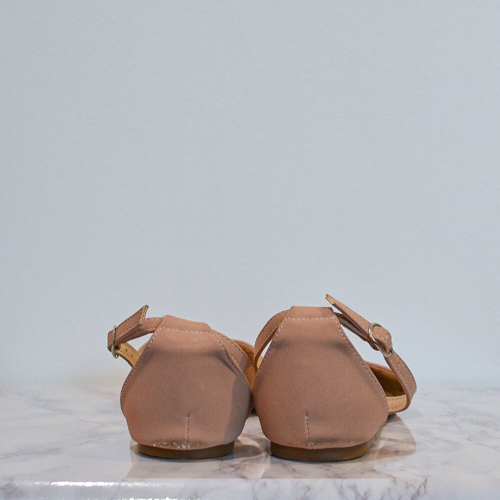 NICOLE | NUDE LASER CUT FLATS - Picture 3 of 6